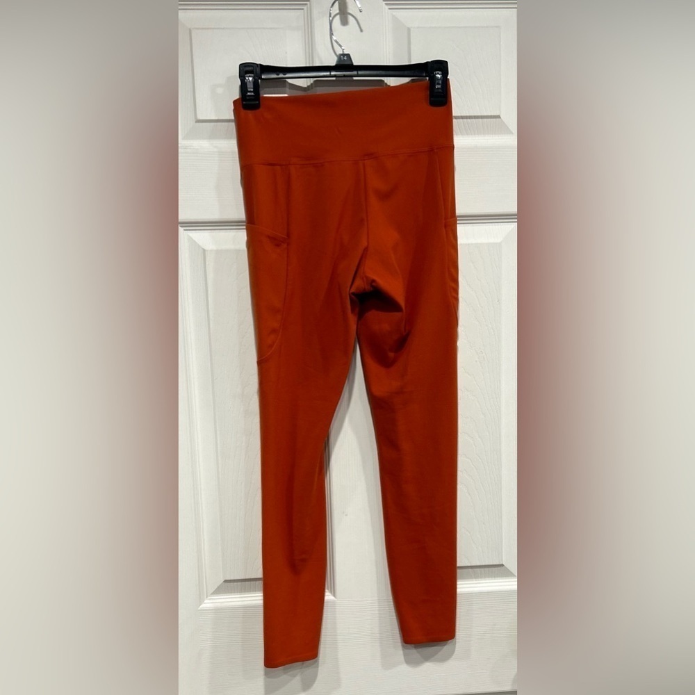 REI Co-op Women's Medium Take Your Time 7/8 Leggings Copper Spice Orange NWT